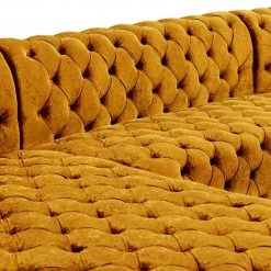 Meridian Furniture Coco Velvet 3 Piece Sectional Living Room