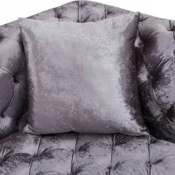 Meridian Furniture Coco Velvet 3 Piece Sectional Living Room