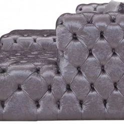 Meridian Furniture Coco Velvet 3 Piece Sectional Living Room