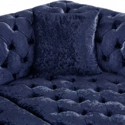 Meridian Furniture Coco Velvet 3 Piece Sectional Living Room