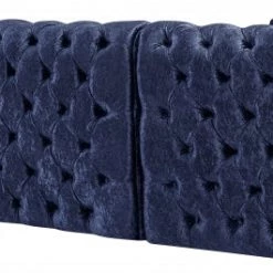 Meridian Furniture Coco Velvet 3 Piece Sectional Living Room