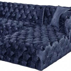 Meridian Furniture Coco Velvet 3 Piece Sectional Living Room