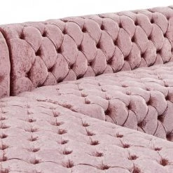 Meridian Furniture Coco Velvet 3 Piece Sectional Living Room