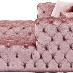 Meridian Furniture Coco Velvet 3 Piece Sectional Living Room