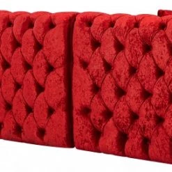 Meridian Furniture Coco Velvet 3 Piece Sectional Living Room