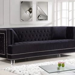 Meridian Furniture Lucas Velvet Sofa