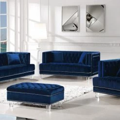 Meridian Furniture Lucas Velvet Sofa