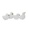 Sagebrook Home Decor White/Gold Dolomite Ducks