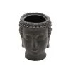Sagebrook Resin 9" Buddha Flower Pot, Black