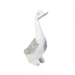Sagebrook Home Decor Antique White Duck 20"