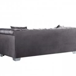 Meridian Furniture Living Room Kayla Velvet Sofa
