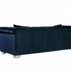 Meridian Furniture Living Room Kayla Velvet Sofa