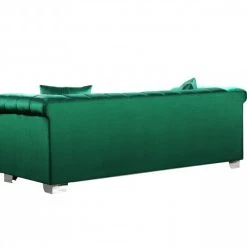Meridian Furniture Living Room Kayla Velvet Sofa