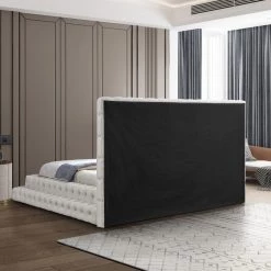 Meridian Furniture Bedroom Revel Velvet Bed