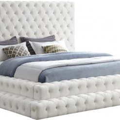 Meridian Furniture Bedroom Revel Velvet Bed