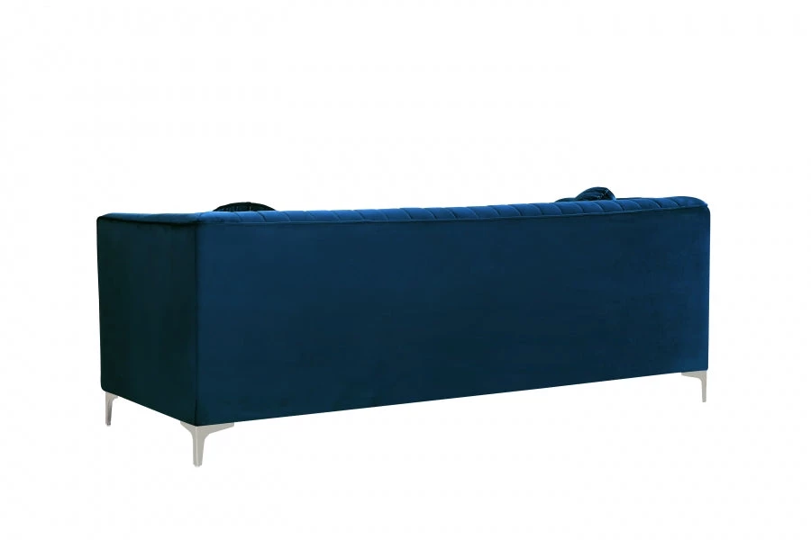 Meridian Furniture Isabelle Velvet Sofa Living Room