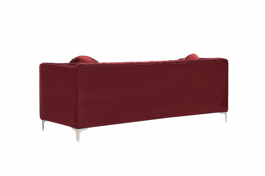Meridian Furniture Isabelle Velvet Sofa Living Room