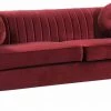 Meridian Furniture Isabelle Velvet Sofa Living Room