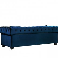 Meridian Furniture Living Room Bowery Velvet Sofa