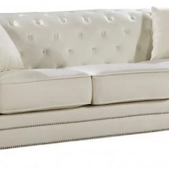 Meridian Furniture Living Room Bowery Velvet Sofa