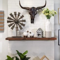 Sagebrook Ceramic Standing Sheep 7" White Home Decor