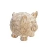 Sagebrook Resin Pig Decor, 7", Brown/Ivory
