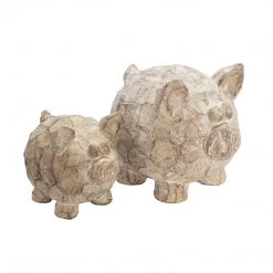 Sagebrook Resin Pig Decor, 4.75