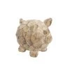 Sagebrook Resin Pig Decor, 4.75", Brown/Ivory Home Decor