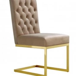 Meridian Furniture Cameron Velvet Dining Chair Set Of 2 Dining Room