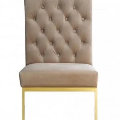 Meridian Furniture Cameron Velvet Dining Chair Set Of 2 Dining Room