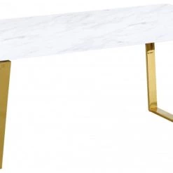 Meridian Furniture Cameron Gold Dining Table