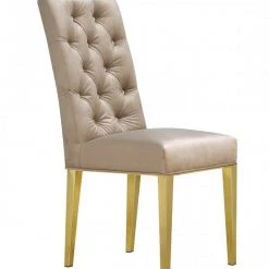 Meridian Furniture Dining Room Capri Velvet Dining Chair Set Of 2