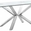 Meridian Furniture Juno Chrome Dining Table