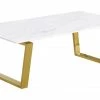 Meridian Furniture Living Room Cameron Gold Coffee Table