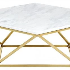 Meridian Furniture Mason Gold Coffee Table Living Room