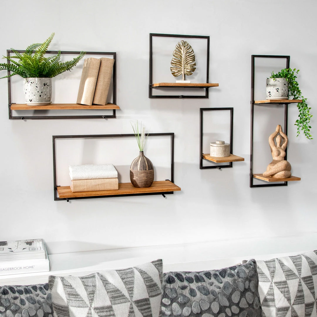 Sagebrook Home Decor Resin 11" Namaste Female Yoga Figurine, Brown