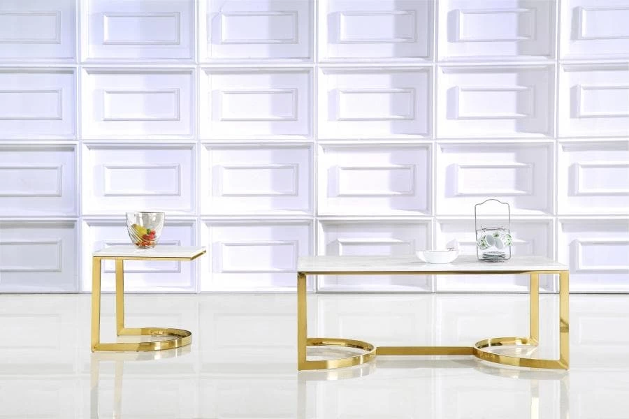 Meridian Furniture London Gold Coffee Table