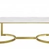 Meridian Furniture London Gold Coffee Table