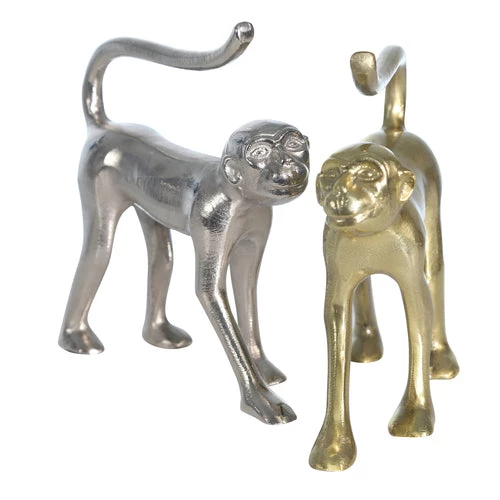 Sagebrook Home Decor Aluminum Walking Monkey, 10"