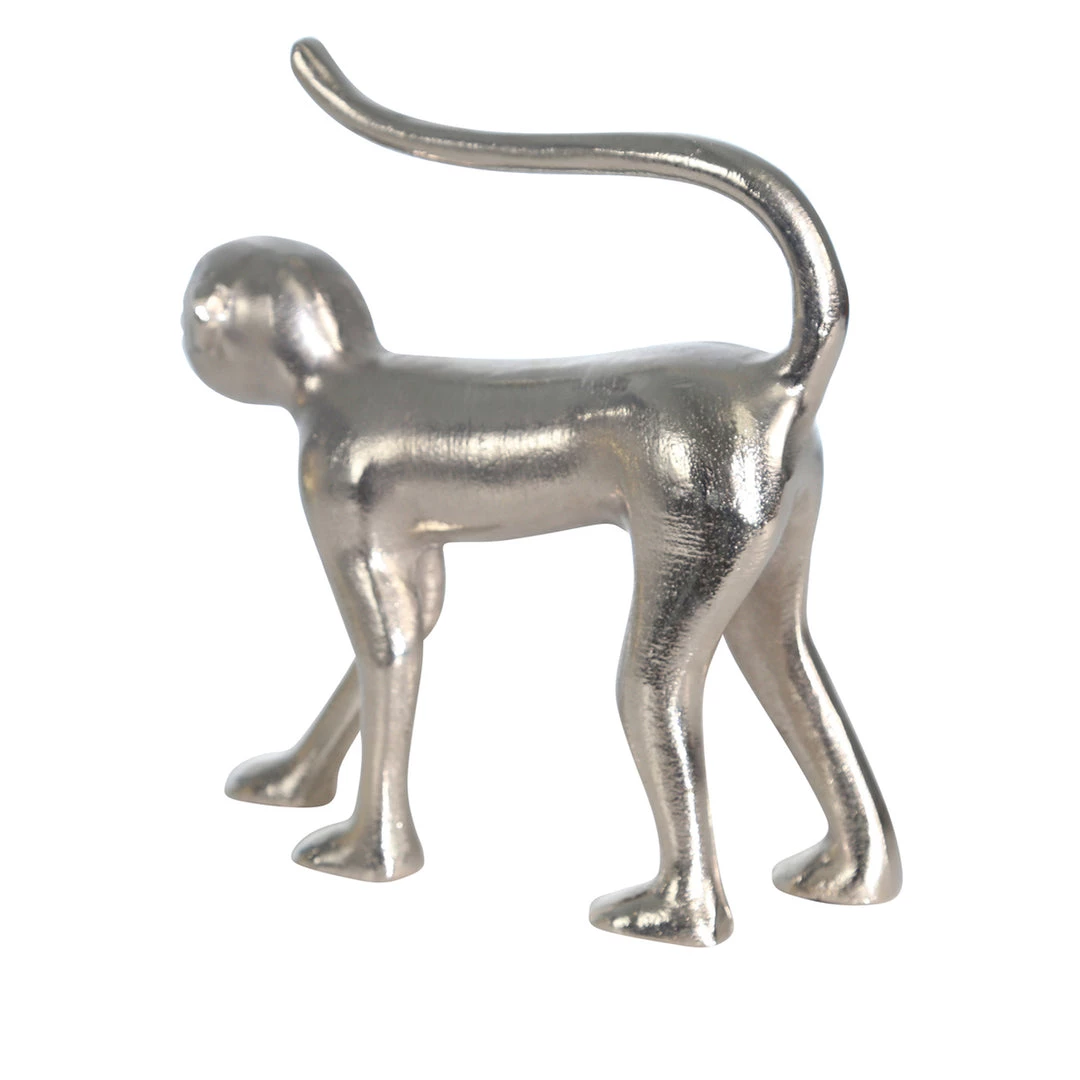 Sagebrook Home Decor Aluminum Walking Monkey, 10"