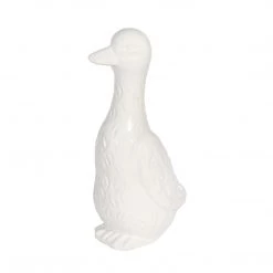 Sagebrook Home Decor Ceramic 12" Duck, White