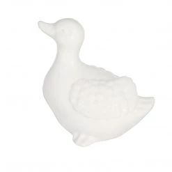 Sagebrook Home Decor Ceramic 7" Duck, White