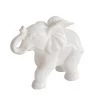 Sagebrook Home Decor Ceramic 7" Elephant Angel Figurine, White