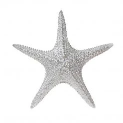 Sagebrook Home Decor Polyresin 3"H Starfish Figurine, Silver