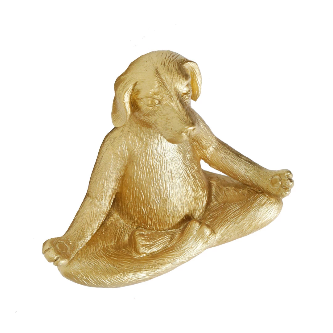 Sagebrook Home Decor Polyresin 7" Yoga Dog