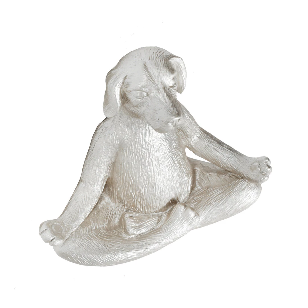 Sagebrook Home Decor Polyresin 7" Yoga Dog