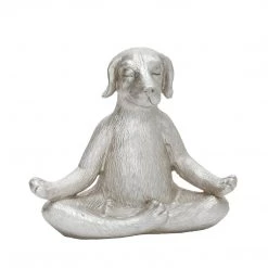 Sagebrook Home Decor Polyresin 7" Yoga Dog