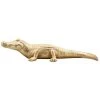 Sagebrook Polyresin 16" Crocodile Figurine, Gold Home Decor