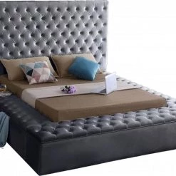 Meridian Furniture Bliss Velvet Bed Bedroom