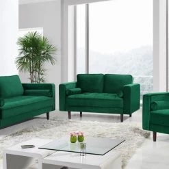 Meridian Furniture Emily Velvet Sofa